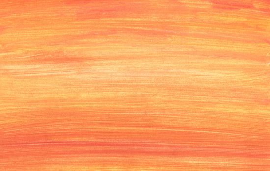 Hand painted orange gradient background