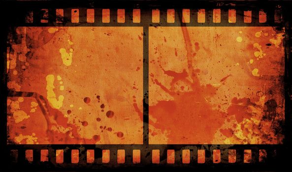 Grunge style film strip background