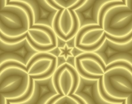 metallic background tile that looks like a flower or sun