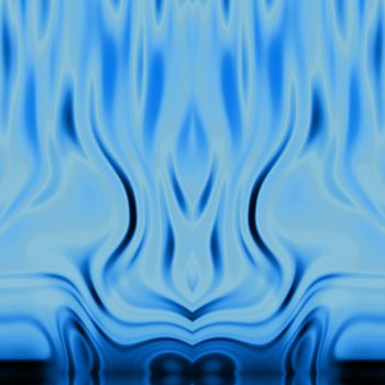 very smooth blue flames or candle background