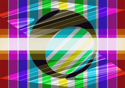 abstract image of a retro illustration 