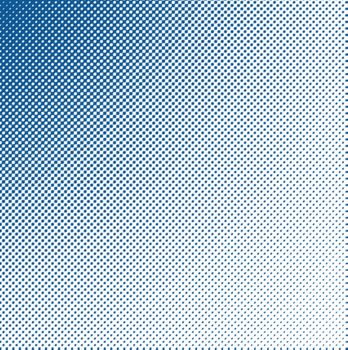 Dark halftone blue pattern with little dots 