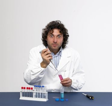 Scientist working in a laboratory 