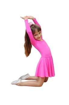 girl to go in for sport gymnastics