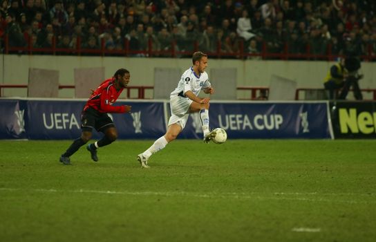 Football match CSKA-FRANCE in Moscow