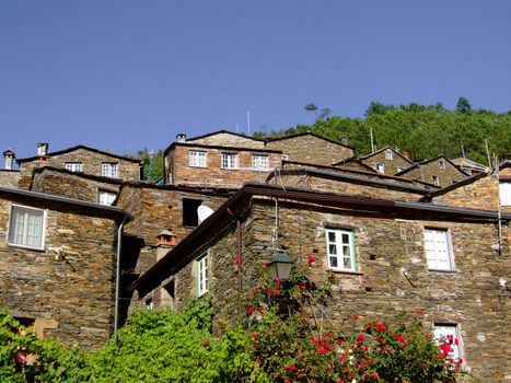 Typical stone village in the mountain