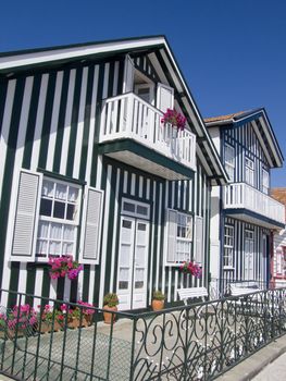 Stripe houses in Costa Nova - Portugal