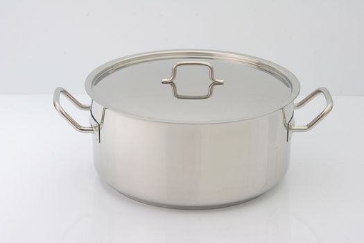 very clean silver pot
