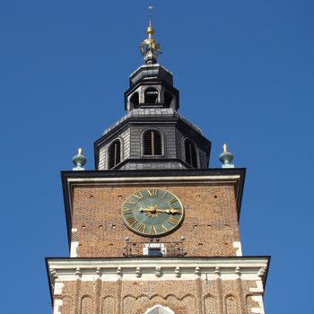 town hall in Cracow (Kraków) on Main macet square (Rynek), Poland