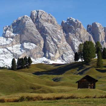 alpine scenery, Dolomite Mountains, Italy