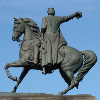 	
monument of Tadeusz Kosciuszko in Cracow, one of the most important bronze monuments in Poland.