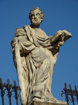 statue in Cracow