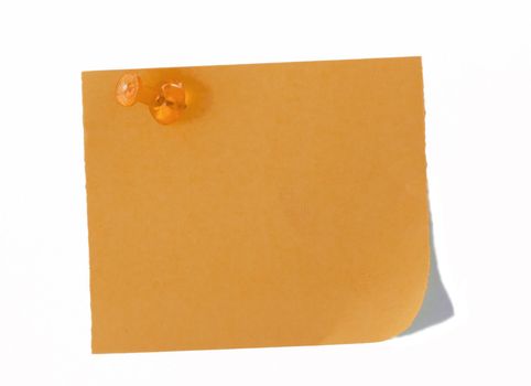 isolated blank color paper post it or postit where you can write or edit easily