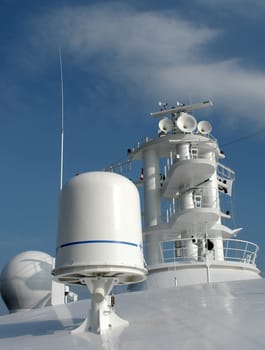 Top of the cruiseship "Jewel of the Seas"