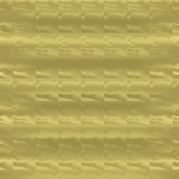 golden background tile with glass block look