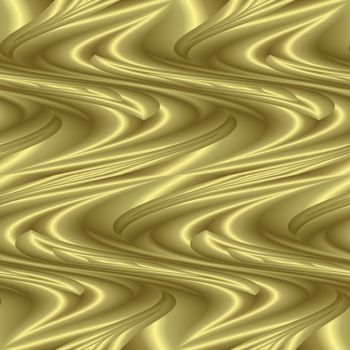 seamless tillable golden background texture with waves and swirls