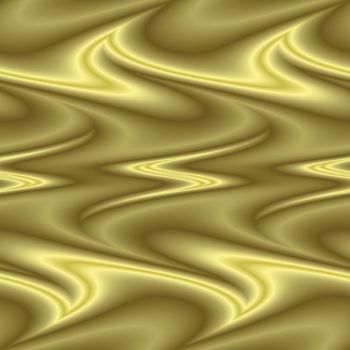 seamless tillable golden background texture with waves and swirls
