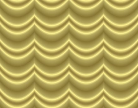 golden background tile with waves, wavy pattern