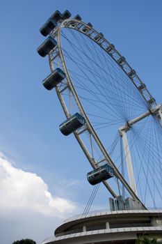 The Singapore Flyer, the biggest Giant wheel in the world.