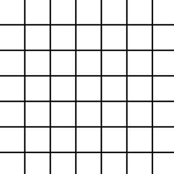 black grid on white