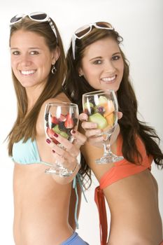 Girls on the beach