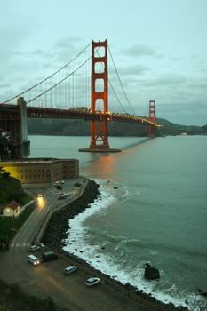 Golden Gate Bridge and Fort Point