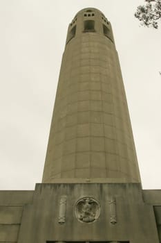 Coit Tower,  Famous Landmark in San Francisco, California