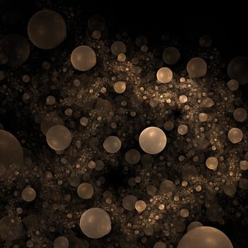 abstract futuristic starfield background in sepia colors