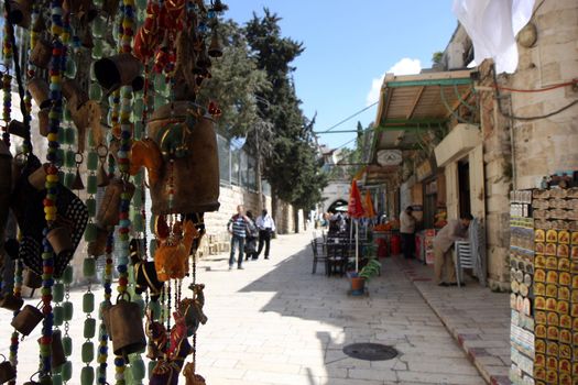 The entrance to the Church of the Holy Sepulchre