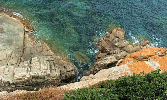 Cliffs near Calvi, Corsica, France