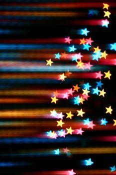 abstract disco  colored stars motion background