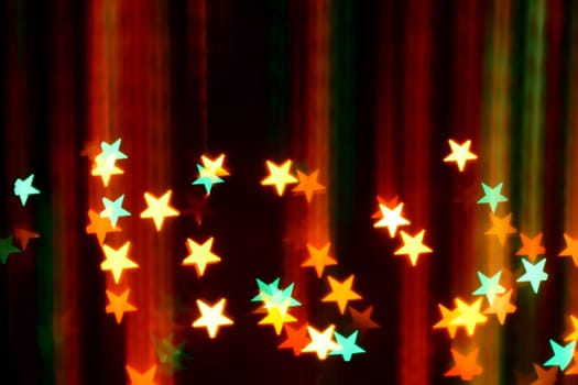 abstract disco  colored stars motion background