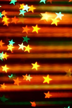 abstract disco  colored stars motion background