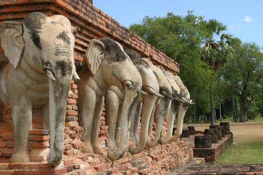 Sukhotai historical park, thailand