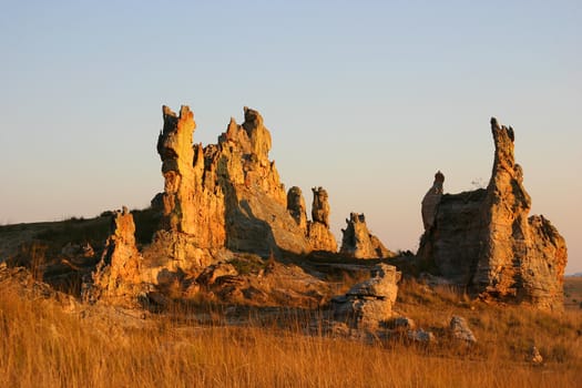 Landscape in the area of Isalo, Madagascar