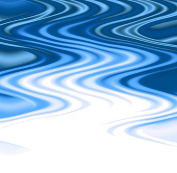 a swirly, liquid-flowing / blue-flames looking background