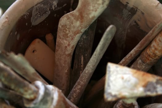 tools used by a potter.