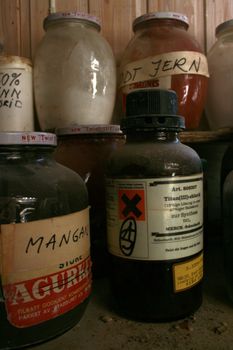 chemicals used for glazing pottery