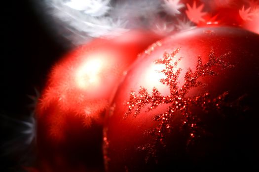 red holiday background macro close up