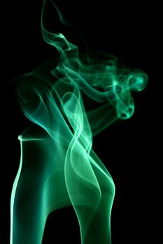 colored smoke abstract background close up