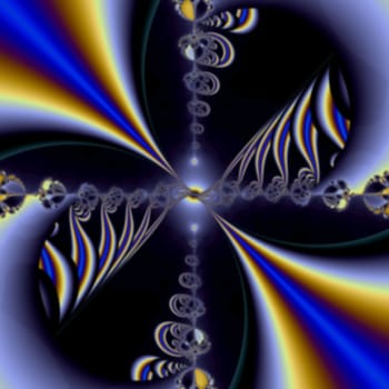 a crazy fractal background that is extremely complec.