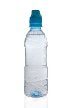 Plastic bottle of clean water 