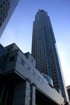 High floor commercial building in the central business district of Singapore 