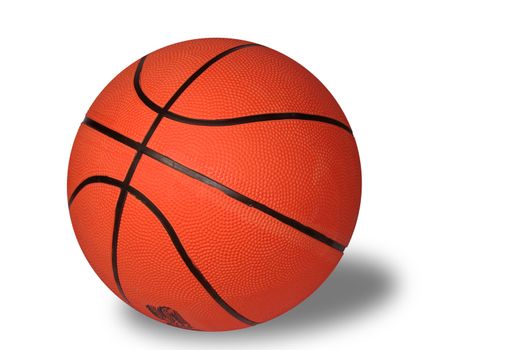 The ball to the basketball