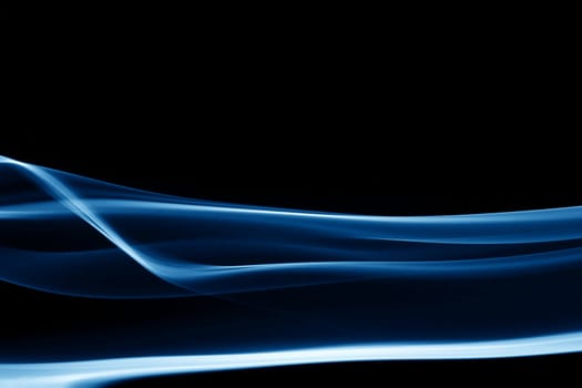 blue smoke abstract background close up