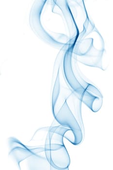 blue smoke abstract background close up