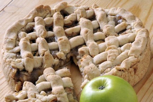 Home made apple pie  