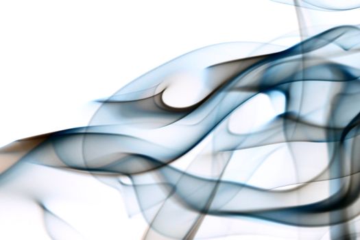 blue smoke abstract background close up