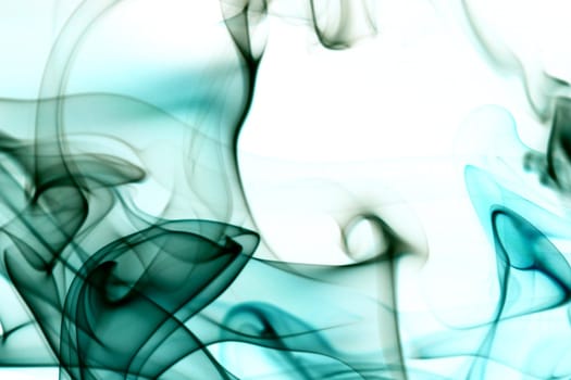 blue smoke abstract background close up