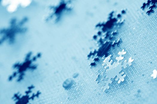 snowflakes macro close up christmas background